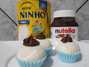 Brigadeiro Leite Ninho C/ Nutella