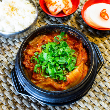 Kimchi Soup And Rice