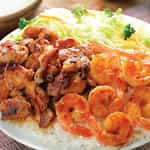 Teriyaki Chicken Shrimp Combo Plate