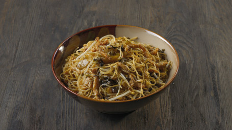 Stir Fried Rice Noodles With Preserved Vegetable And Shredded Pork