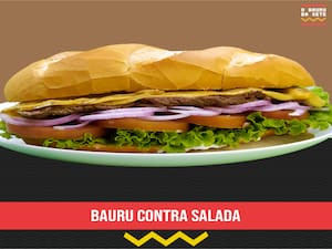 Bauru Contra Filé Salada