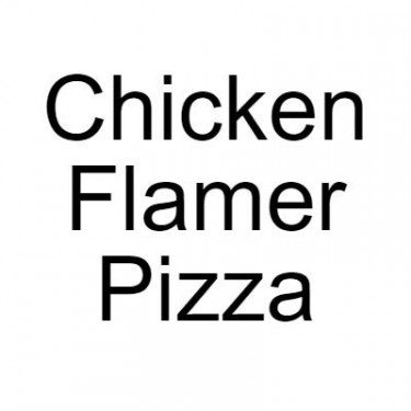 Chicken Flamer Pizza