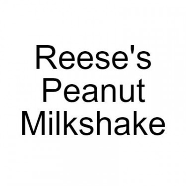Reese's Peanut Milkshake