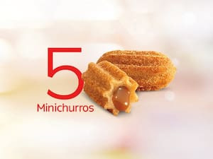 5 Minichurros De Doce De Leite