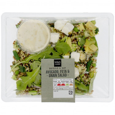 M S Food Abacate, Salada De Grãos Feta