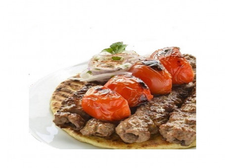 Athens Plaka Kebabs W/ Roasted Tomatoes