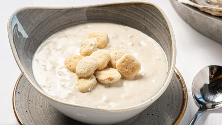 Packaged Hot Clam Chowder