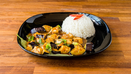 Aubergine And Tofu In Chilli Bean Sauce