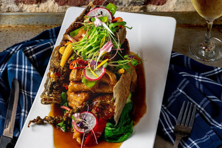 Fried (Whole) Barramundi With Sweet Chilli Sauce