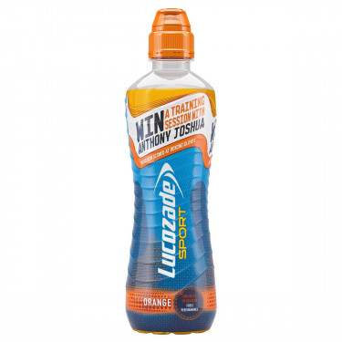 Orange Lucozade Sport