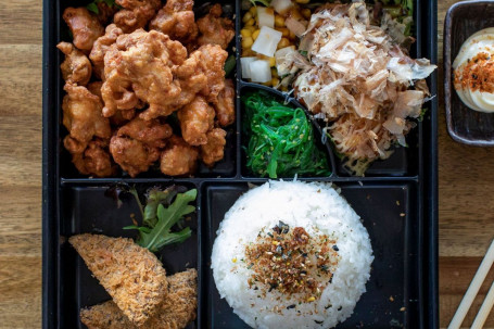 Popcorn Chicken Deluxe Bento