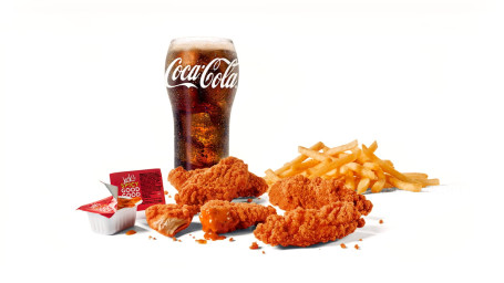 Large 5Pc Spicy Chicken Strip Combo