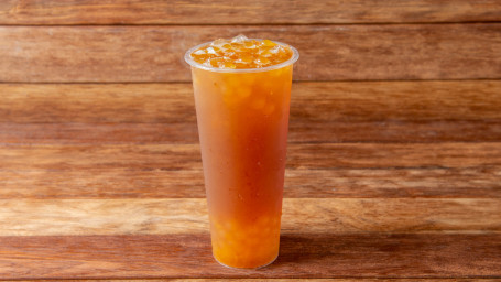 Mango Black Tea With Mango Popping Pearl