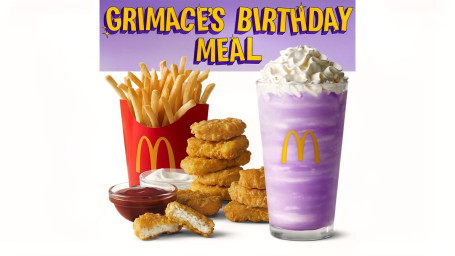 Grimace’s Birthday Meal (10 Piece Mcnuggets