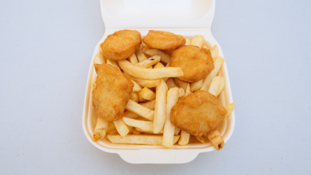 Chicken Nuggets, Chips Cheese