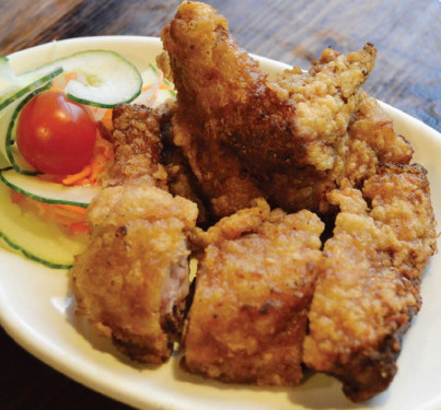 Deep Fried Half Baby Chicken (With Bone) With Salt Pepper