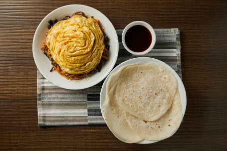 Moo Shu Wrap Mù Xū Báo Bǐng (6 Pancakes)