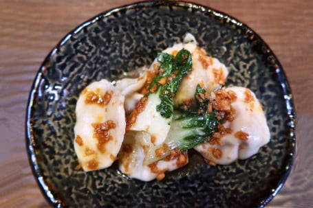 Vegetarian Dumplings With Vinegar Sauce Fěi Cuì Shuǐ Jiǎo (6 Pieces)