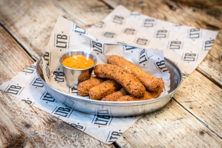 Deep Fried Mozzarella And Dip