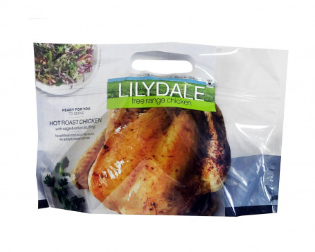 Lilydale Free Range Whole Hot Chicken (Each)