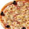 Romana La Reine Uma pizza maior, mais fina e mais crocante