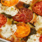 Heirloom Tomato Mozzarella Flatbread Slice