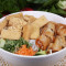 Fried Tofu And Vegetable Spring Roll Vermicelli Salad