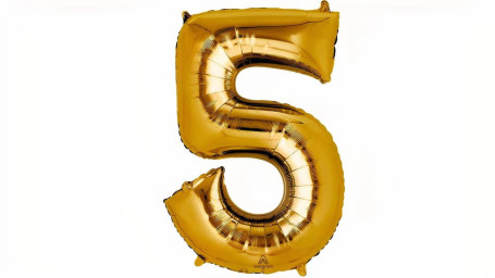 Balão Número Dourado 33'' (5)