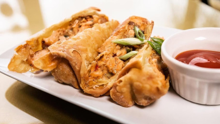 Veggie Eggrolls W/Sweet Chili Drizzle