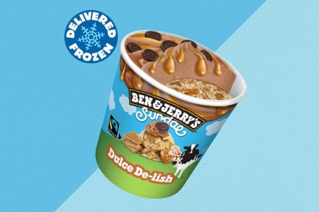 Ben Jerry's Dulce De Lish Sundae Ice Cream Tub 465Ml