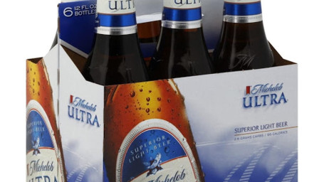 Michelob Ultra Beer 6 Pack Bottle