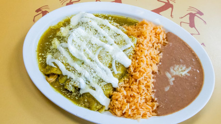 Enchiladas Verdes Green Sauce Enchiladas