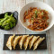 Meal B (Pork Teriyaki on Rice, Edamame Beans and Minced Chicken Gyoza (6 Pieces