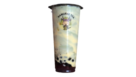 Cake Swirl Matcha Red Bean Milk Tea W Boba Dàn Gāo Mǒ Chá Hóng Dòu Zhēn Zhū Nǎi Chá