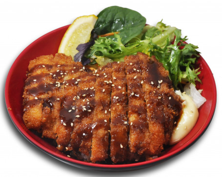 Katsu Chicken Rice N Salad