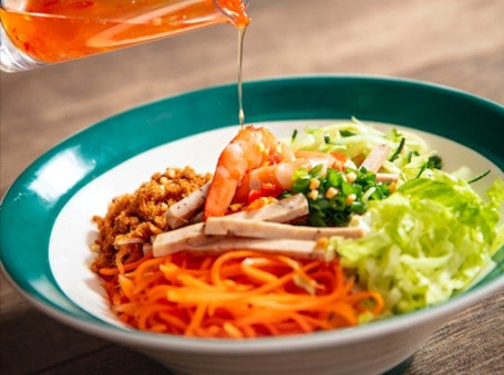 Dà Xiā Zhā Ròu Lāo Méng Cold Vermicelli With Shrimp And Vietnamese Sausage