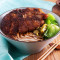 Gǔ Zǎo Lǔ Mì Zhī Pái Gǔ Pèi: Shǒu Gōng Miàn Honey Glazed Ribs W/ Handmade Noodle Soup
