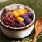 Hóng Dòu Xiān Cǎo Sān Sè Yù Yuán Three Colour Taro Balls W/ Red Bean Herbal Jelly
