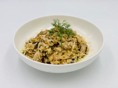 Mushroom Risotto Mó Gū Yì Dà Lì Fàn (Vegetarian On Request)