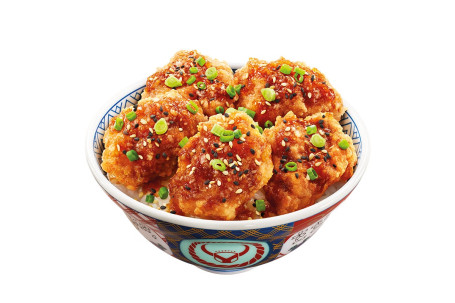 Yòu Xiāng Jiàng Yóu Táng Yáng Jī Jǐng Dà Shèng Fried Chicken Bowl With Ponzu Sauce Large