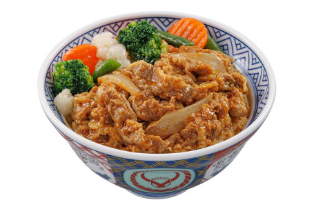 Shā Diē Niú Ròu Jǐng Dà Shèng Satay Beef Bowl Grande