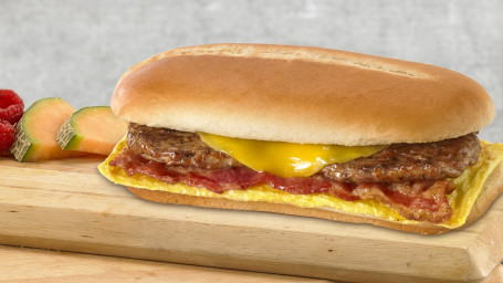 Deli Express Hot To Go Mega Omelet Sandwich