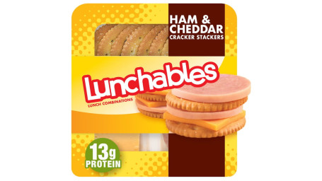 Oscar Mayer Lunchables Ham Cheddar With Crackers 3.2 Oz