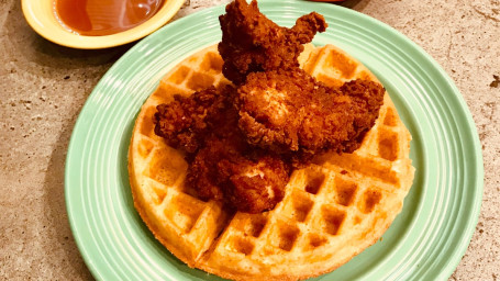 *New Honey Butter Chicken And Waffle