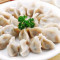 A8. 6 Piece Steamed Vegetable Dumplings