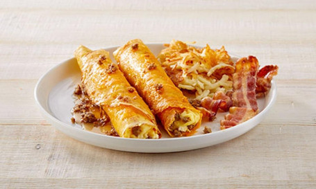 Sausage Cheese Crêpe Combo