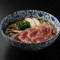 bīng jiàn wū dōng pèi A4gōng qí niú Hot Himi Udon Noodles with A4 Miyazaki Beef