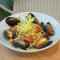 Xiāng Suàn Lǎn Yóu Lán Qīng Kǒu Yì Dà Lì Fàn Blue Mussels Pesto Cream Risotto