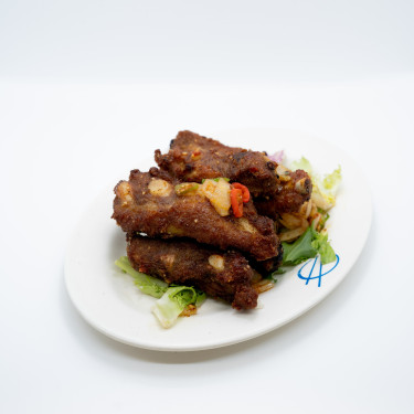 Salt And Chilli Ribs Jiāo Yán Gǔ