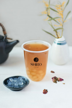 Sakura Rose Tea W/ Ichigo Pearls